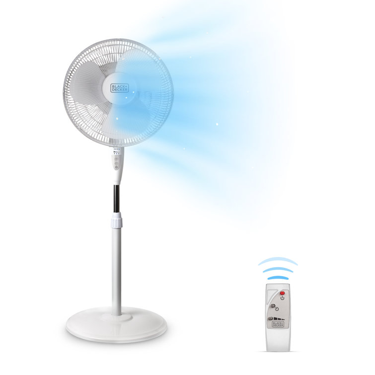 Stand up oscillating clearance fan